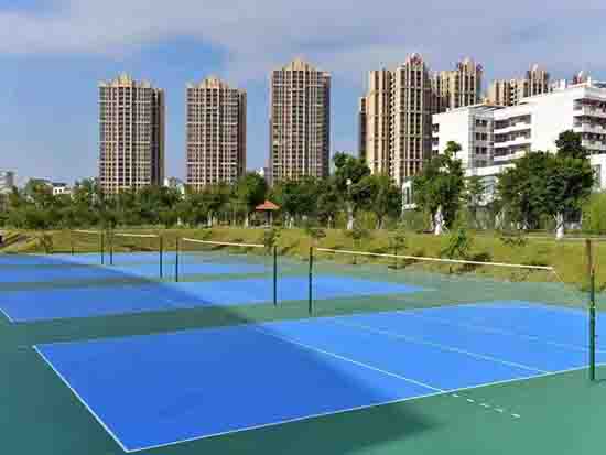 塑膠網(wǎng)球場 (2)